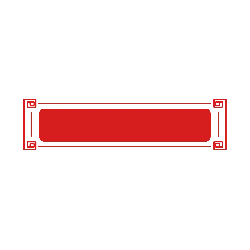 Red Rectangle Frame - rectangle - decorative - High Resolution PNG