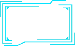 Blue Border - technological abstract - PNG Images