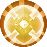 Sun emblem - glow - Transparent Background PNG