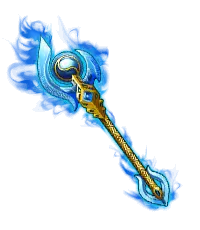Ice Staff - cyan flames - No Watermark PNG