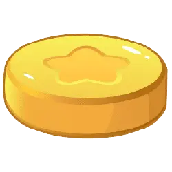 Coin - game coin - yellow - No Watermark PNG