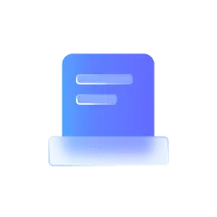 Blue Folder - office - storage - No Background PNG