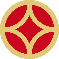 Four Petals Flower - red - High Resolution PNG