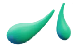 Water Drop - green - art - High Resolution PNG