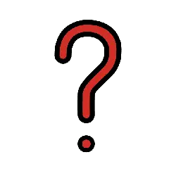 Question Mark - simple design - No Background PNG