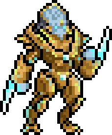 Mechanical Warrior - pixel art - Lossless PNG