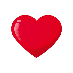 Red Heart Balloon - Transparent Background PNG