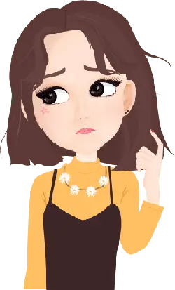 Girl with Flower Necklace - necklace - High Resolution PNG