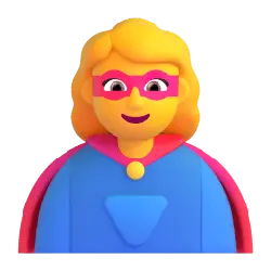 Superhero Girl - cartoon - High Resolution PNG