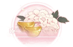 Rose and Gold Coins - rose - PNG Images