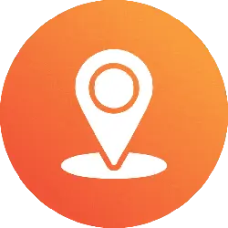 Location Icon - map - pointer - Transparent Background PNG