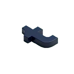 Blue Metal Letter J - logo - High Resolution PNG