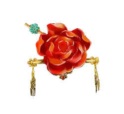 Rose Hairpin - hair accessory - No Watermark PNG