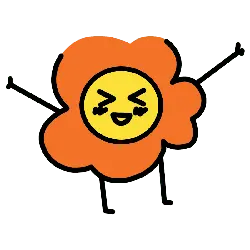 Smiling Flower Emoji - smile - Lossless PNG