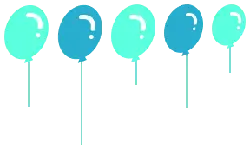 Balloons - holiday - PNG