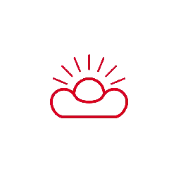 Cloud and Sun - design - Transparent Layer PNG