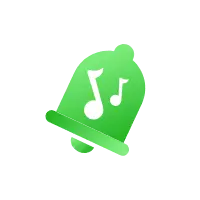Music Bell - green - High Resolution PNG