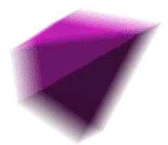 Purple Cube - geometric shape - solid - High Resolution PNG