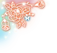 Glowing Flower Pattern - neon light - PNG Images