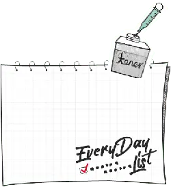 EveryDay List - list - No Background PNG