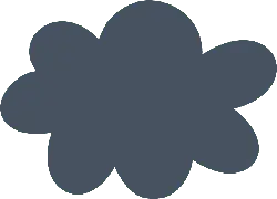 Cloud - shape - gray - Transparent Layer PNG