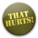That Hurts! - sign - Free Download PNG