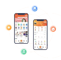 Mobile App Interface - social information - Free Download PNG