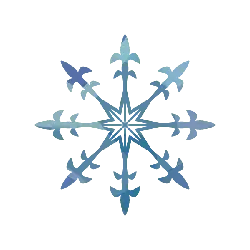 Snowflake - symmetrical - Designer Recommended PNG