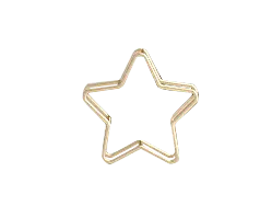 Star-shaped Clip - pentagram - No Background PNG