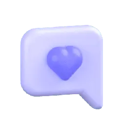 Heart-shaped Dialogue Box - Designer Recommended PNG