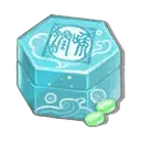 Blue Hexagonal Box - hexagon - PNG