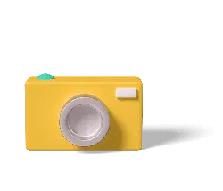 Yellow Camera - creative - High Resolution PNG