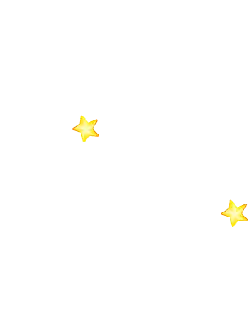 Yellow Stars - shining - yellow - Transparent Background PNG