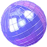 Purple Mirror Sphere - mirror - Transparent Background PNG