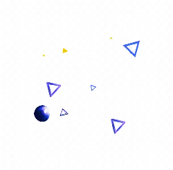 Blue Triangle and Yellow Triangle - triangle - Transparent Background PNG