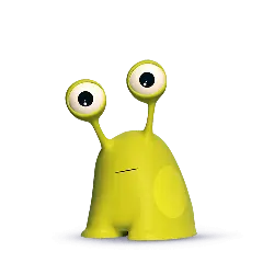 Green Monster - green - eyes - PNG