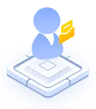 Blue Person - icon - Transparent Layer PNG