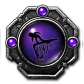 Purple Crystal Badge - magic - High Resolution PNG