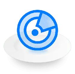Blue Ring Icon - minimalistic - Transparent Layer PNG