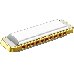 Harmonica - instrument - No Watermark PNG