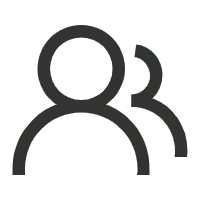 Two Person Icon - symbol - PNG Images