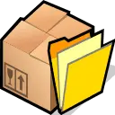 Box and Folder - office - Lossless PNG