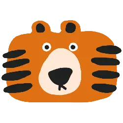 Cartoon Tiger - expression - Free Download PNG