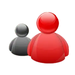 Two Person Icons - contrast - Lossless PNG