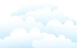 Clouds - blue - High Quality PNG