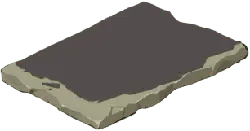 Rock Plate - nature - Transparent Background PNG