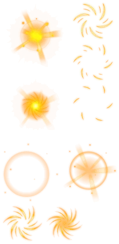 Light Effect Patterns - glow - Transparent Layer PNG