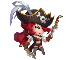 Pirate Girl - High Resolution PNG