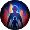 Flaming Man - person - High Resolution PNG