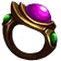Purple Gemstone Ring - Curated PNG